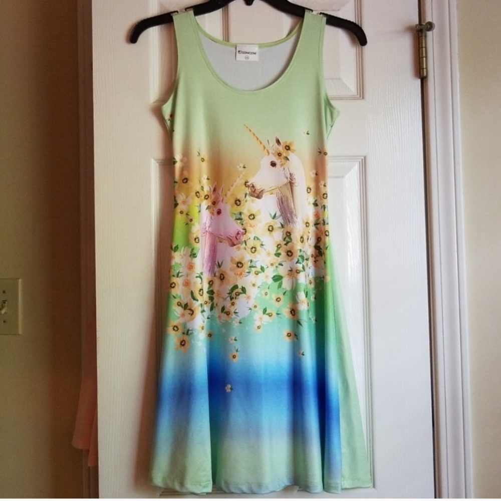 Cow cow unicorn dress